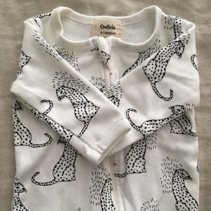 Owlivia Baby zipper footie